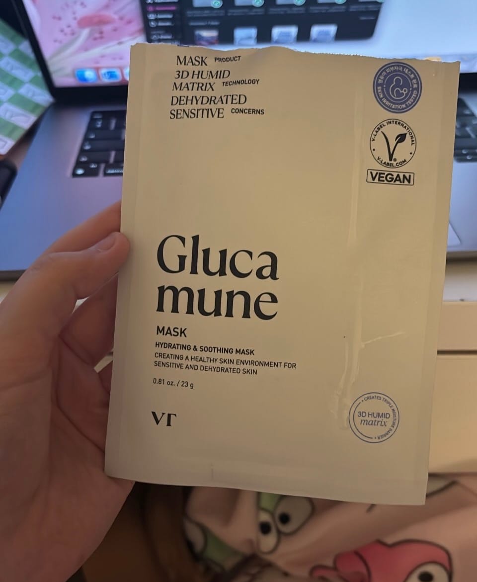 Customer photo review of [VT Cosmetics] Glucamune Mask 1ea