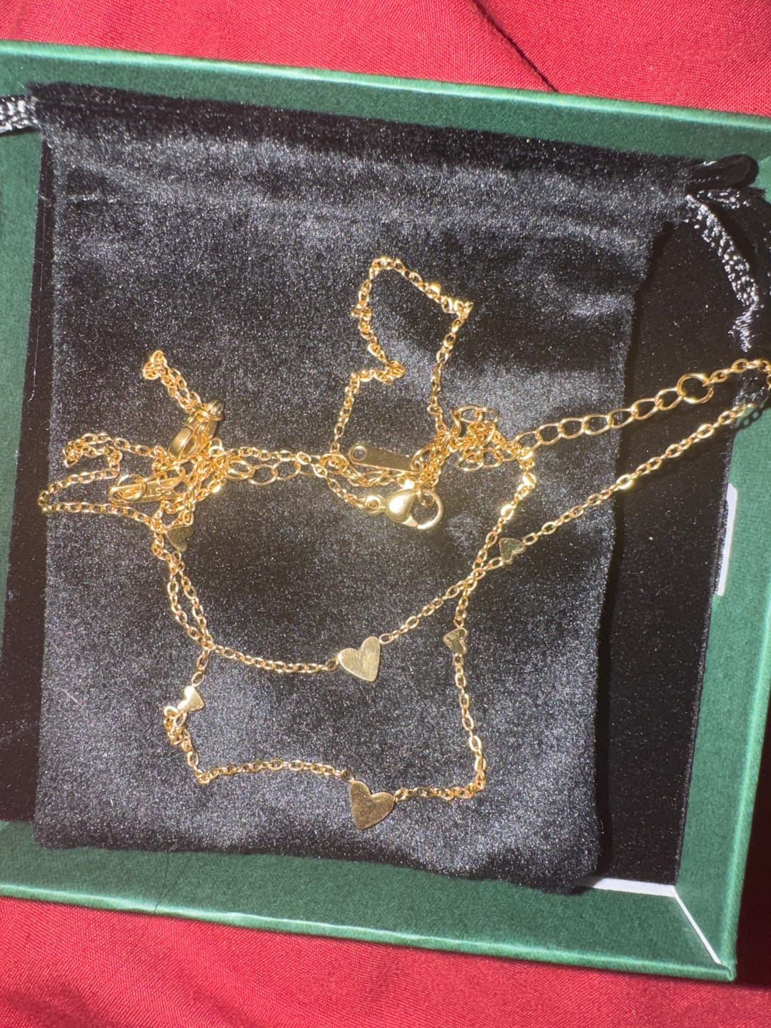 Customer photo review of 🎁 Free Heart Set (Necklace + Bracelet)