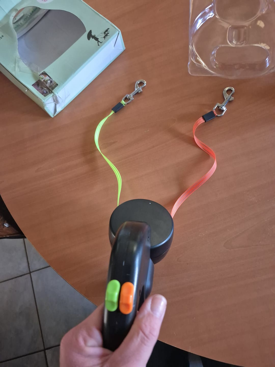 Customer photo review of Laisse double anti-nœud - Duo Flex