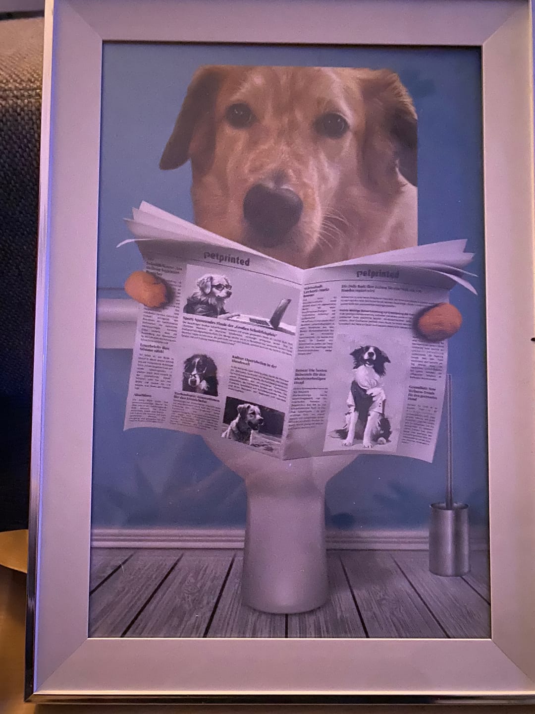 Customer photo review of Wichtige Sitzung - Individuelles Poster