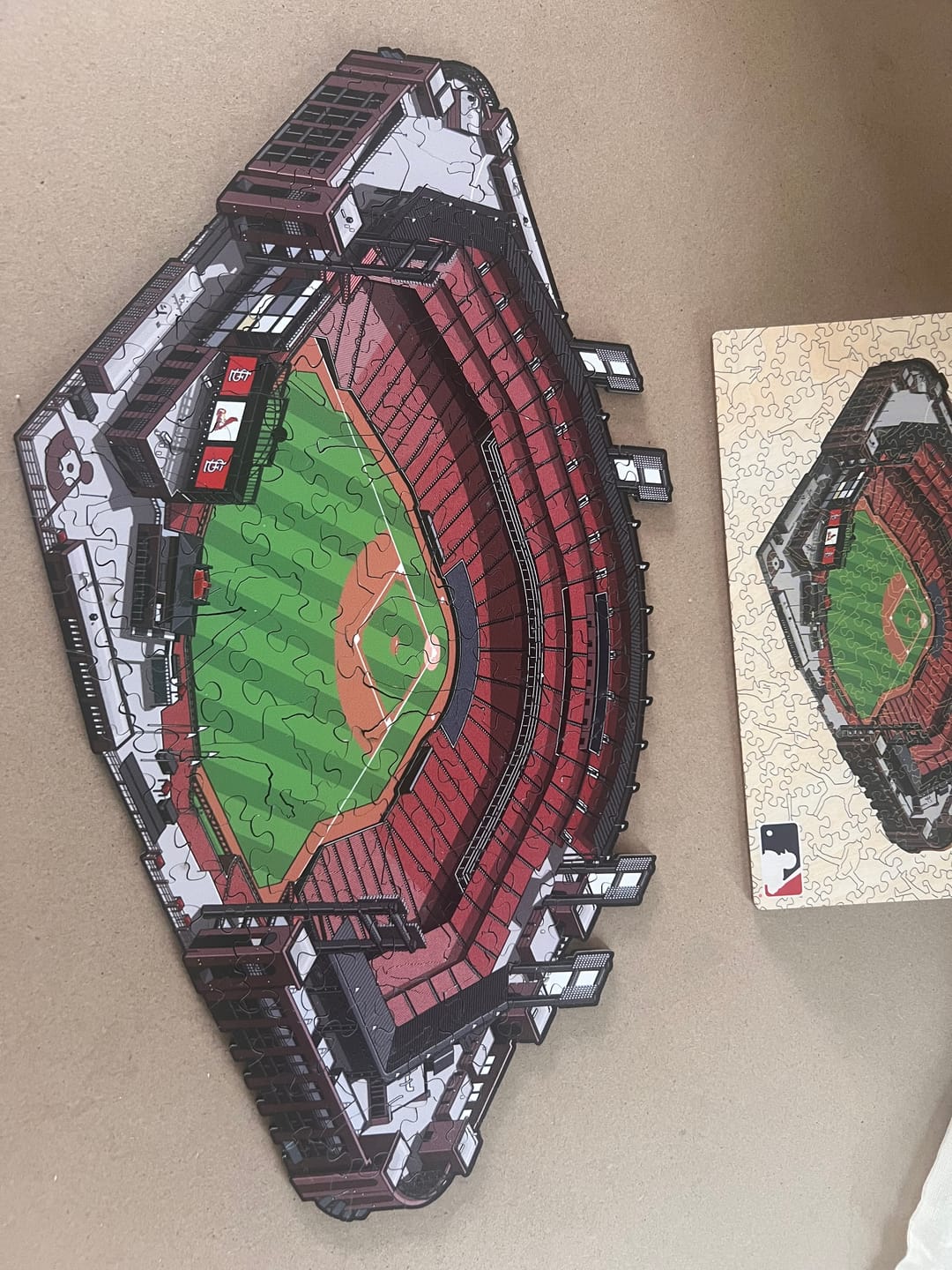 Customer photo review of St. Louis Cardinals™ Busch Stadium - Wooden Puzzle