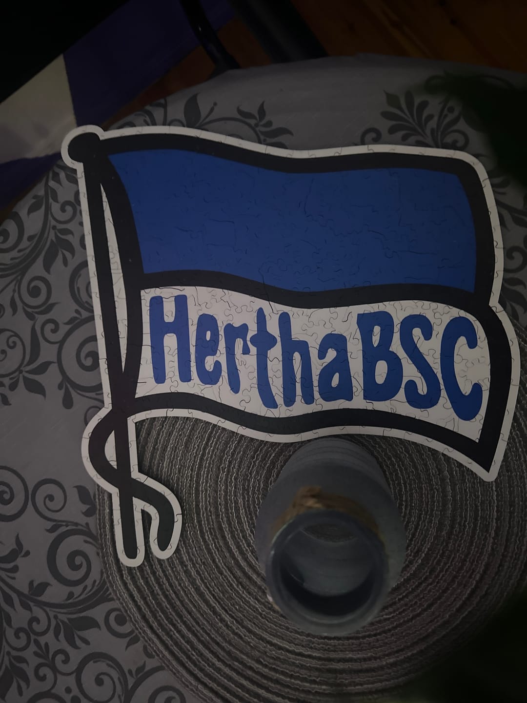 Customer photo review of Hertha BSC® Logo - Holzpuzzle