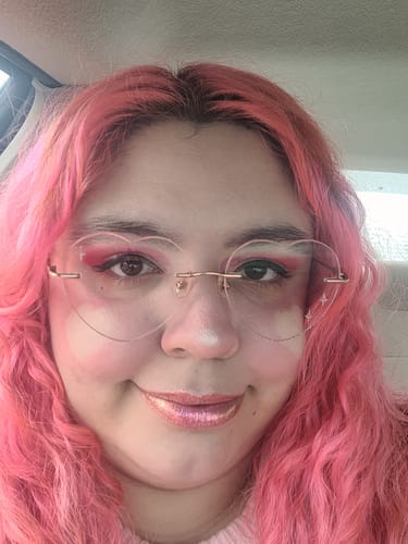 Customer photo review of Amora Eyeglasses