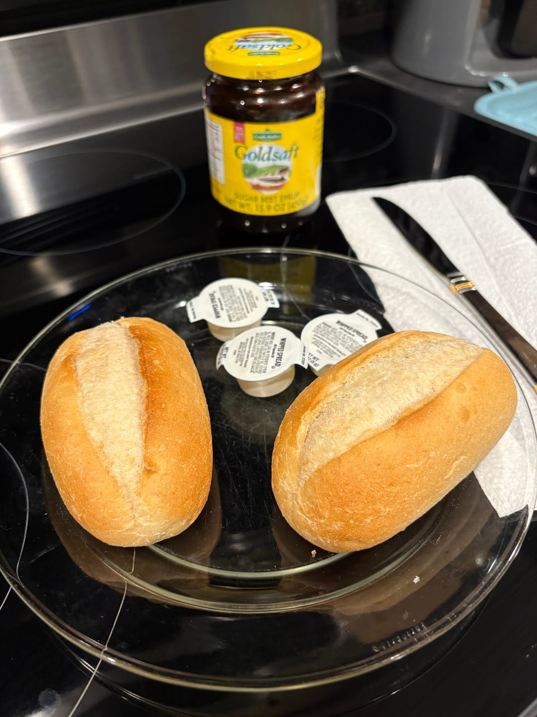 Customer photo review of Baker's Rolls "Brötchen" (5 pack)