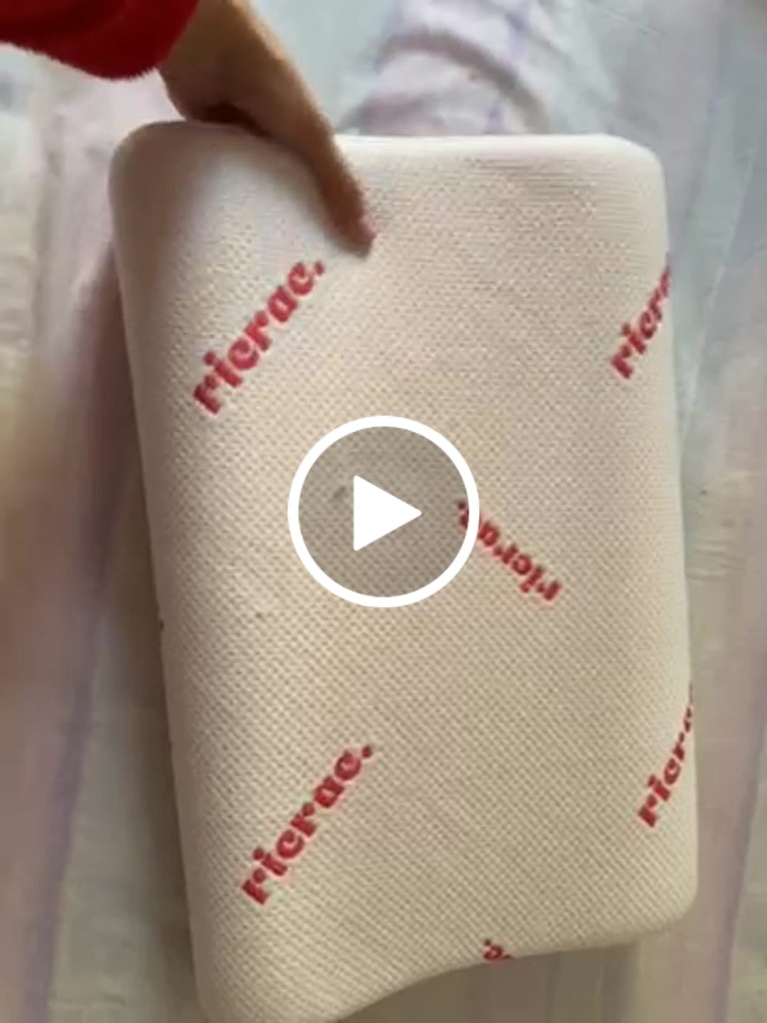Customer video review of Wavy Memory Foam Pillow