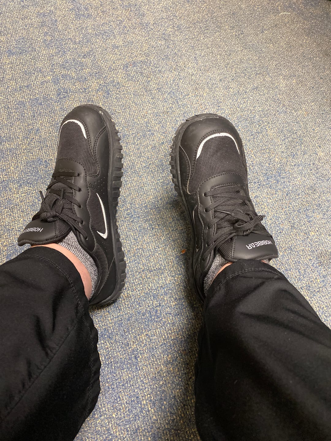 Customer photo review of Vale - Wide Toe Sneakers
