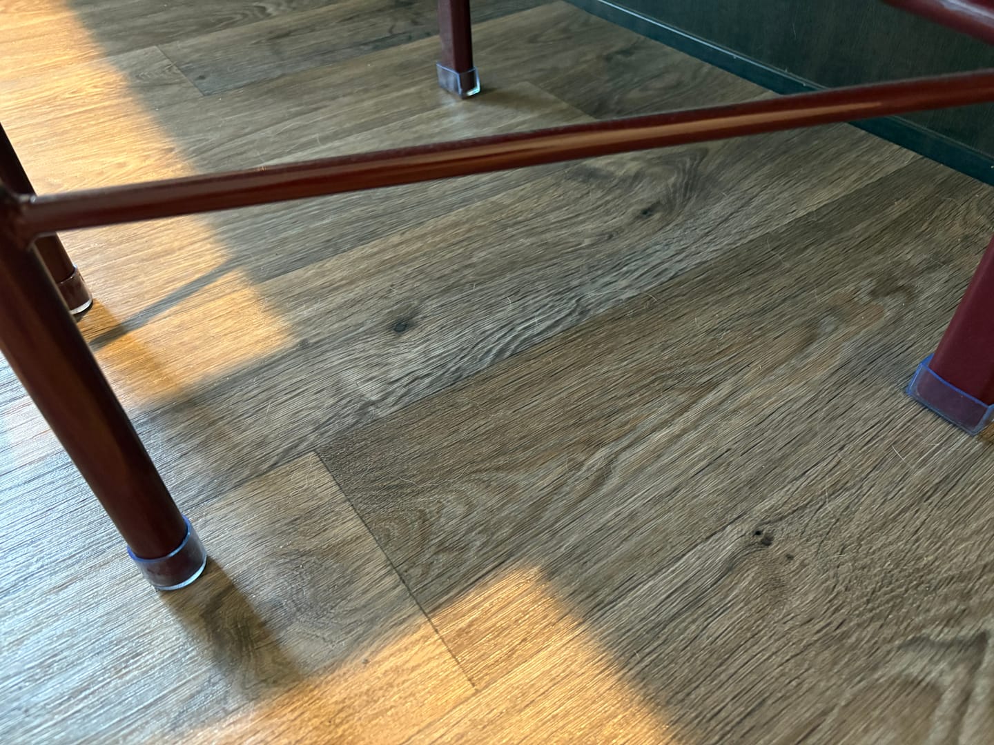 Customer photo review of Round Chair Leg Floor Protectors | Silicone Chair Leg Caps