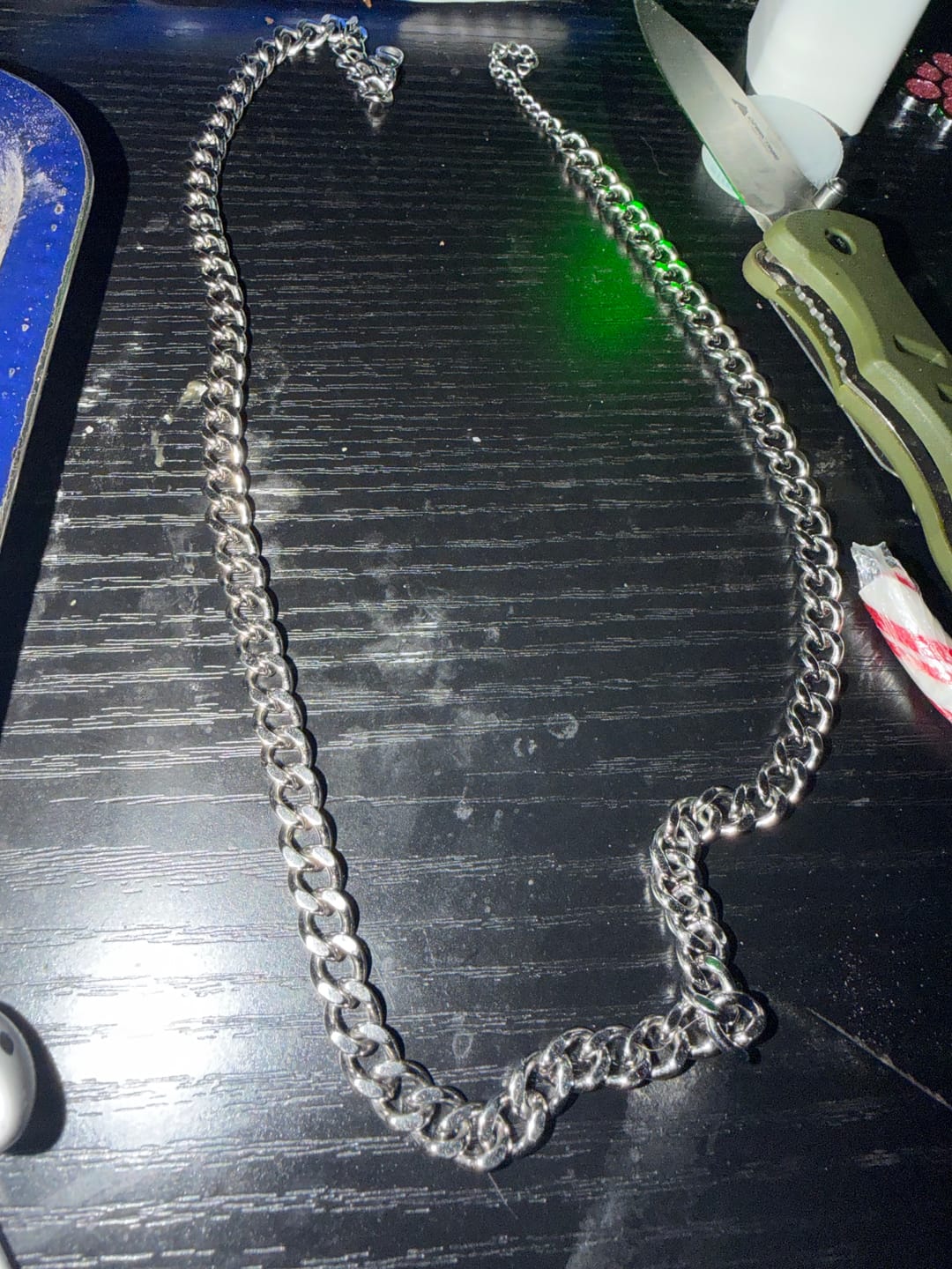 Customer photo review of Sterling Silver Promise Necklace