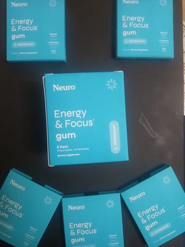 Customer photo review of Energy & Focus Gum