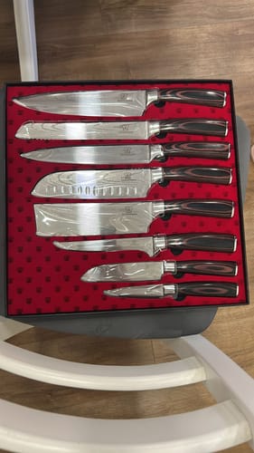 Customer photo review of Asiatisches Messerset Premium 8-teilig