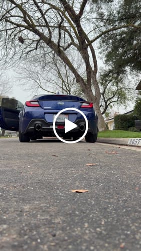 Customer video review of 2022-Present Toyota GR86 Subaru BRZ Muffler Delete Axle Back Exhaust