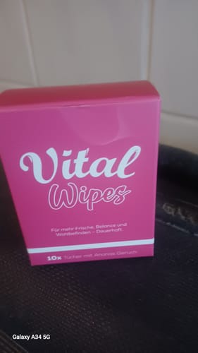 Customer photo review of VitalWipes