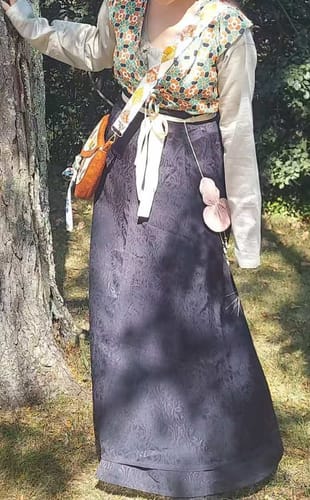 Customer photo review of Huolang Bao 货郎包 Merchant's Bag Tang Dynasty Cotton Crossbody Satchel