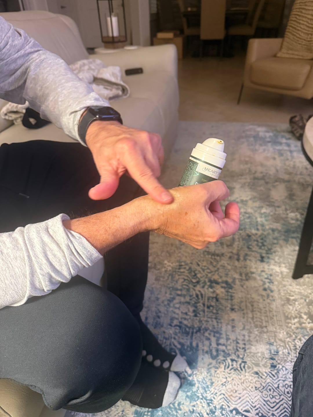 Customer photo review of Dual Rescue Rub Pain Balm