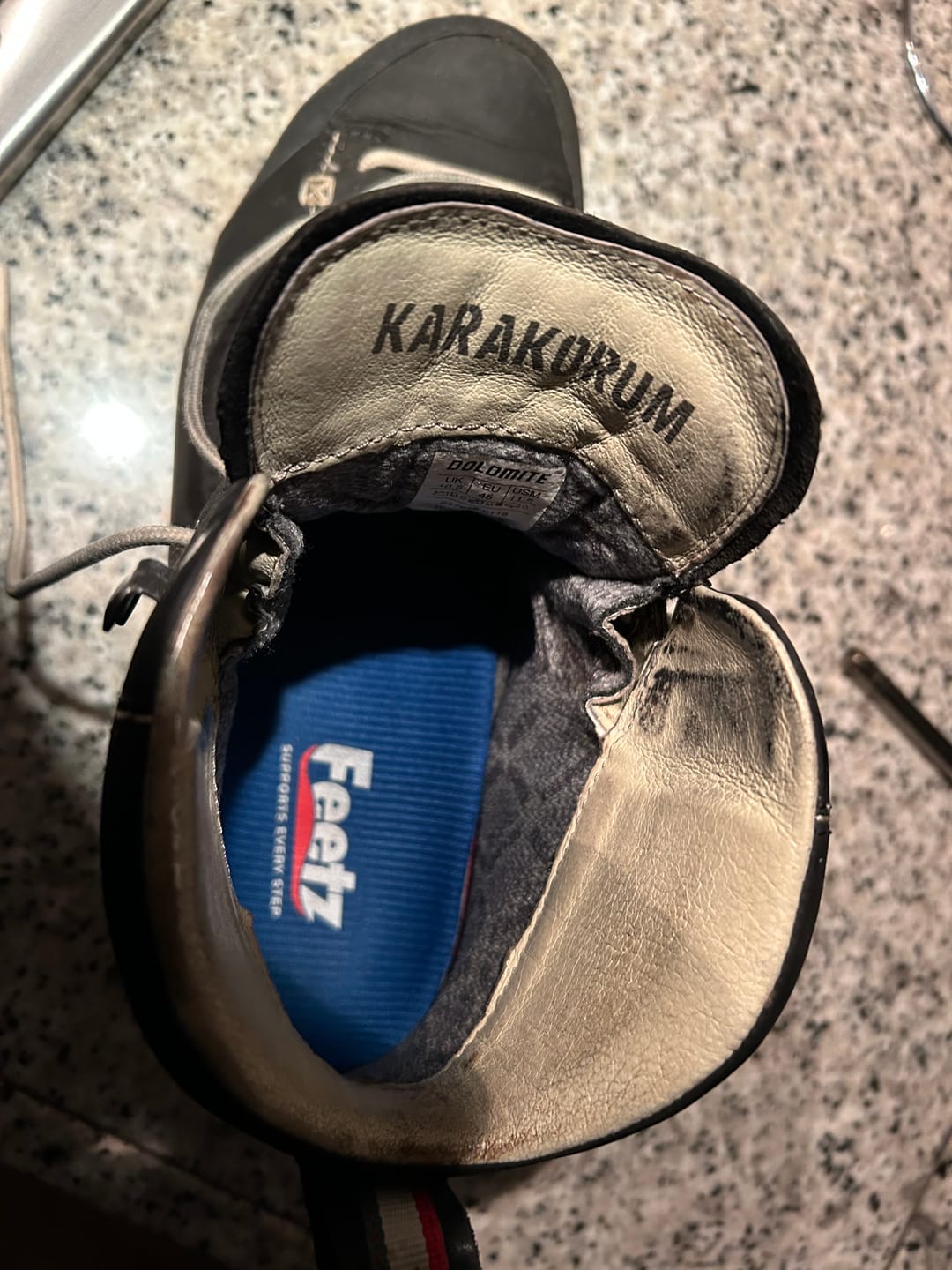 Customer photo review of Feetz® Blue One