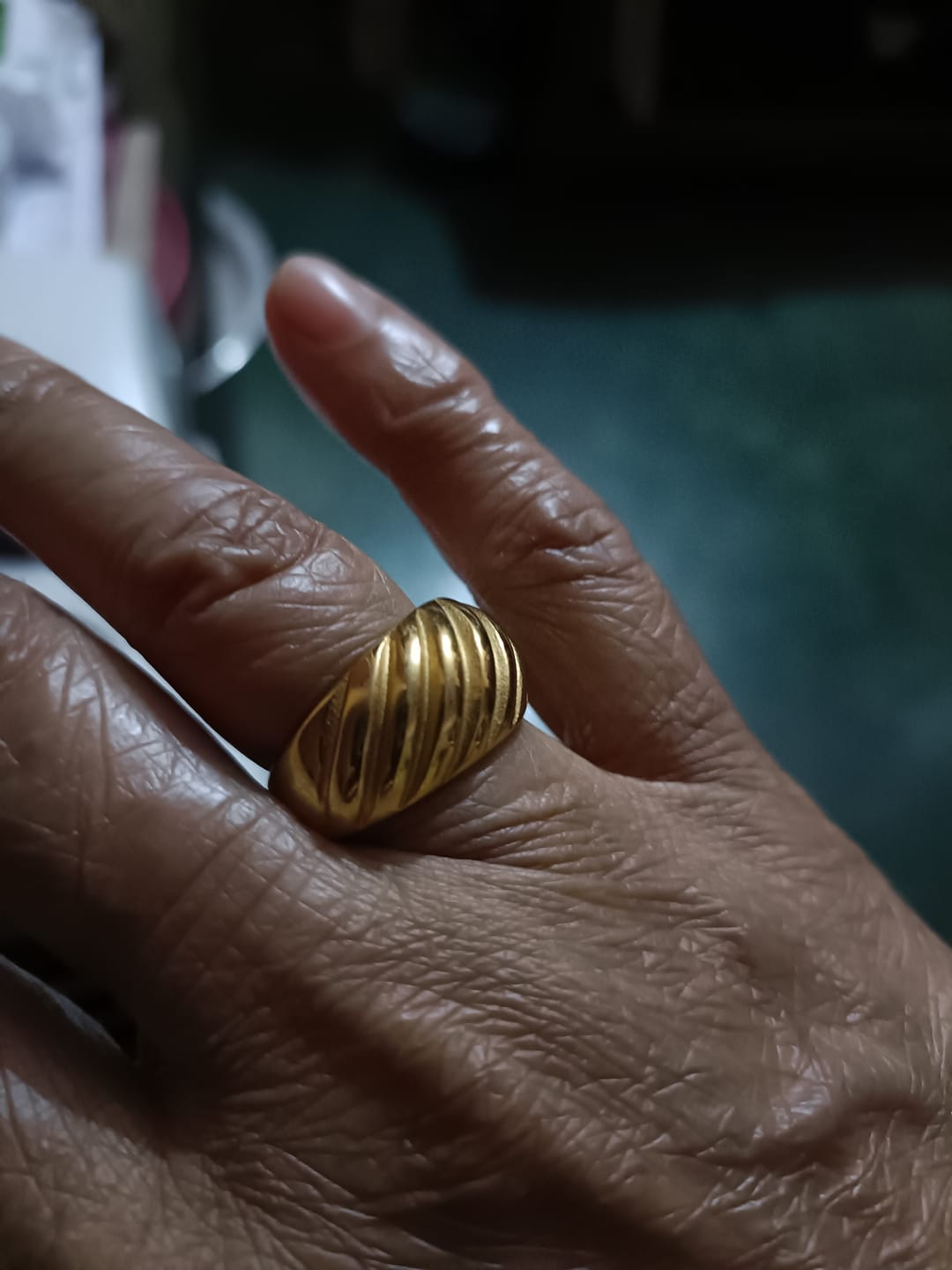 Customer photo review of Twisted Dome Ring