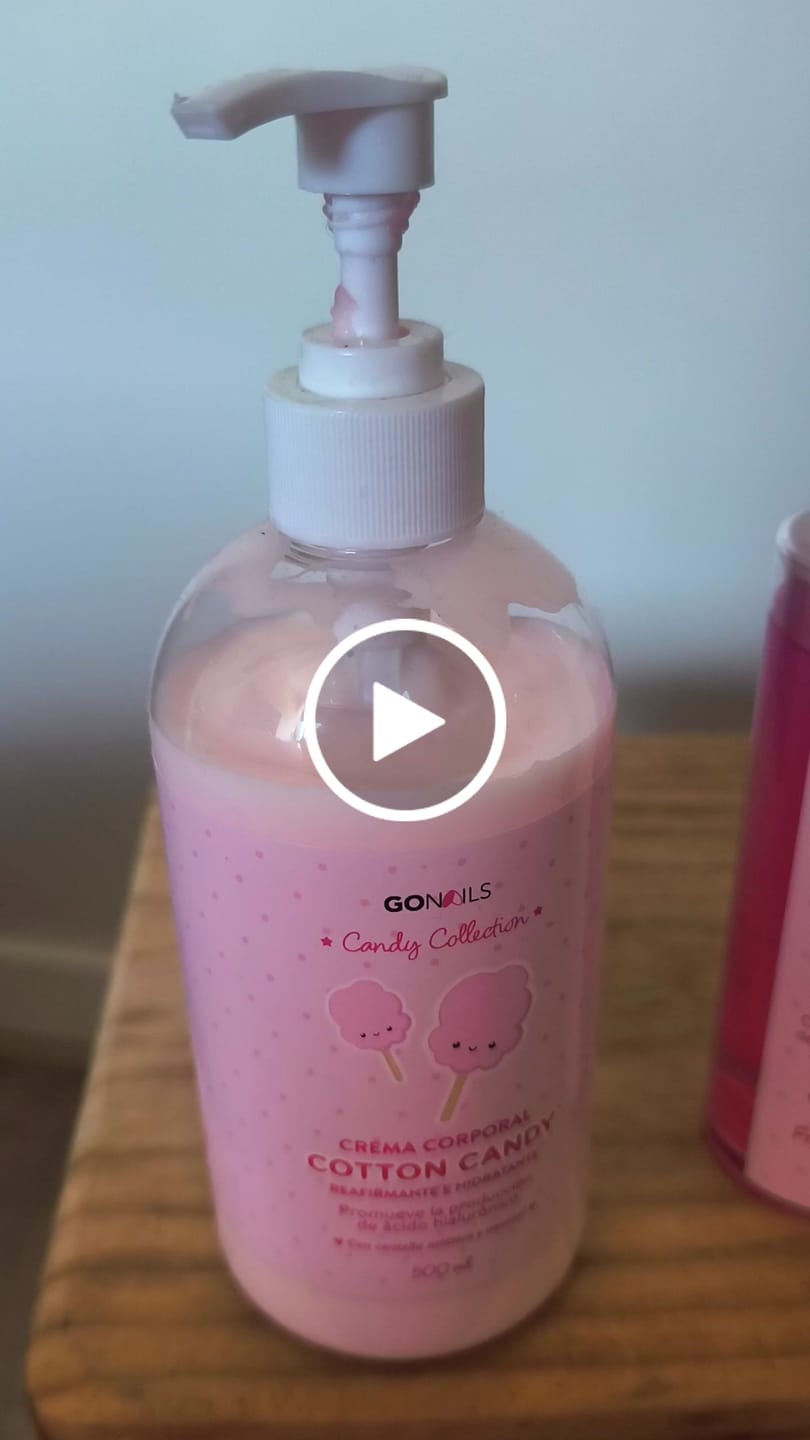 Customer video review of Crema de Cuerpo Reafirmante e Hidratante Cotton Candy 500 ml