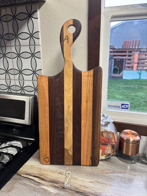 Customer photo review of Free Flow Handle Acrylic Router Template