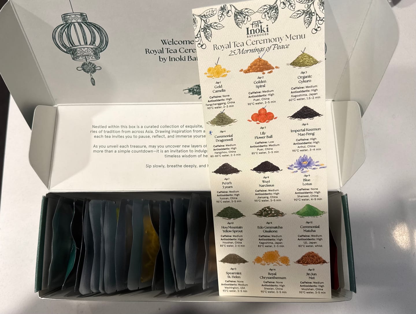 Customer photo review of 2025 Royal Tea Advent Calendar
