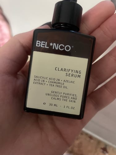 Customer photo review of CLARIFYING SERUM