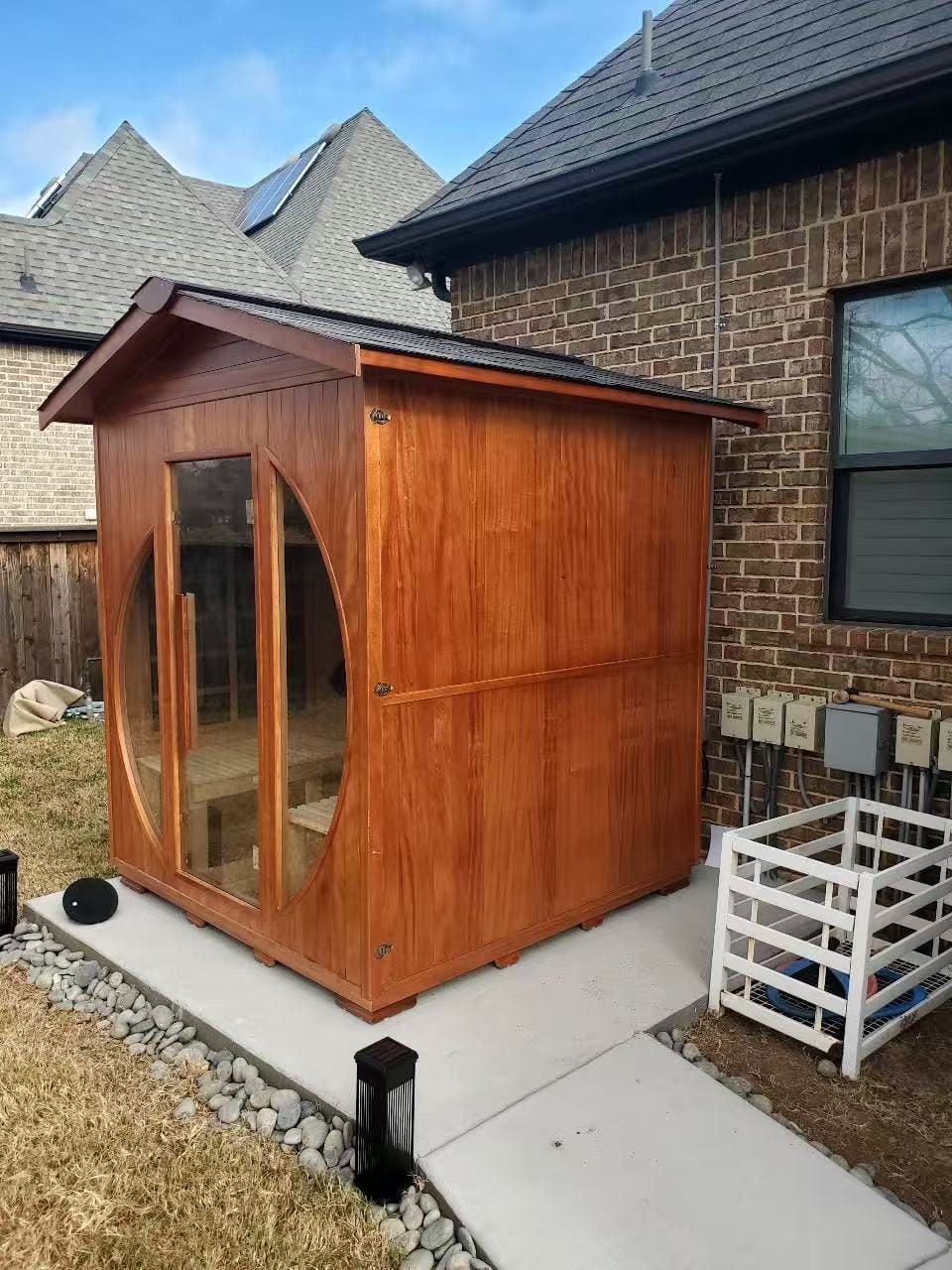 Customer photo review of Smartmak® 2 People Outdoor Infrared Sauna Room - Relax 3