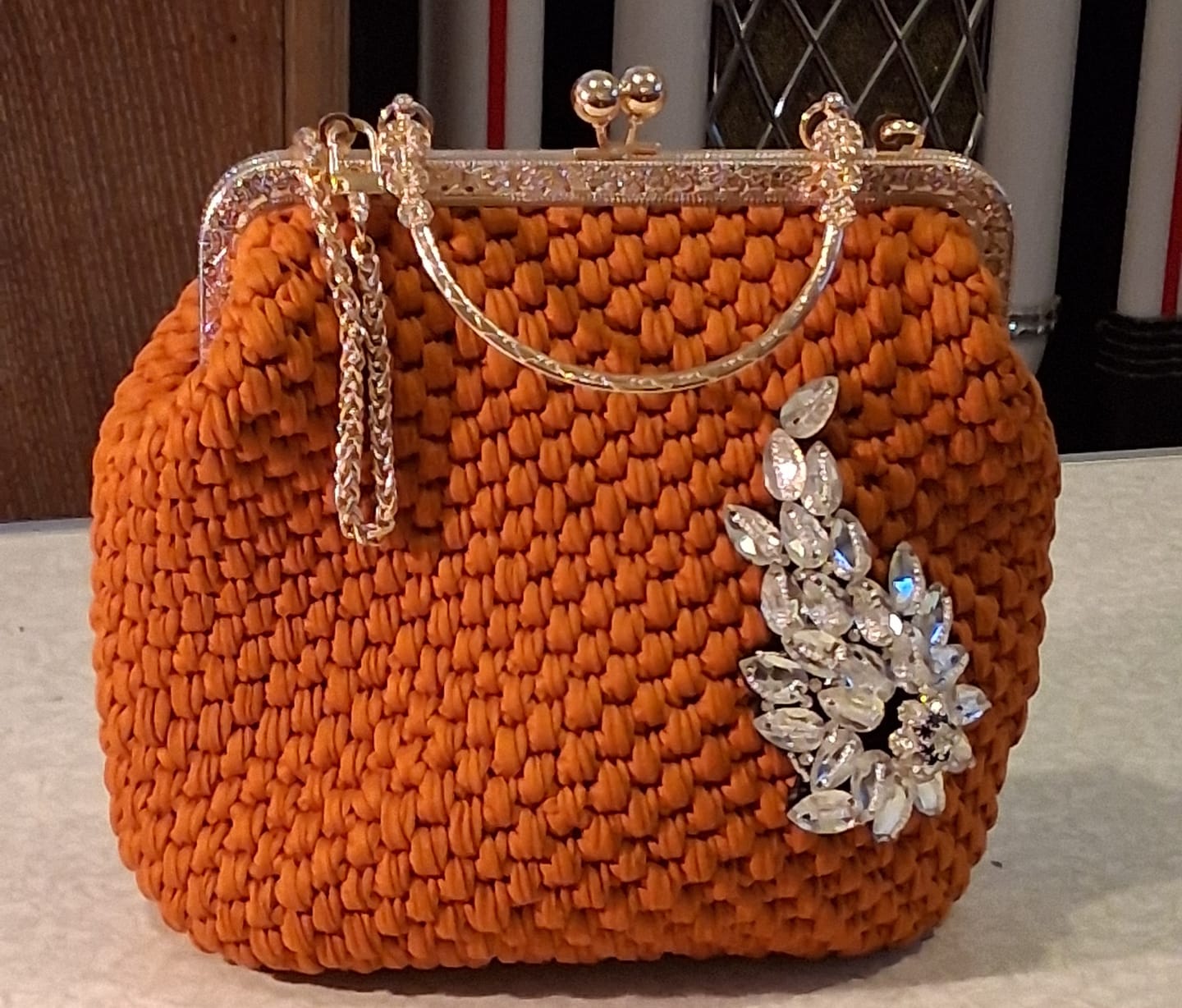 Customer photo review of CrochetPark™ Lotus Handbag DIY KIT