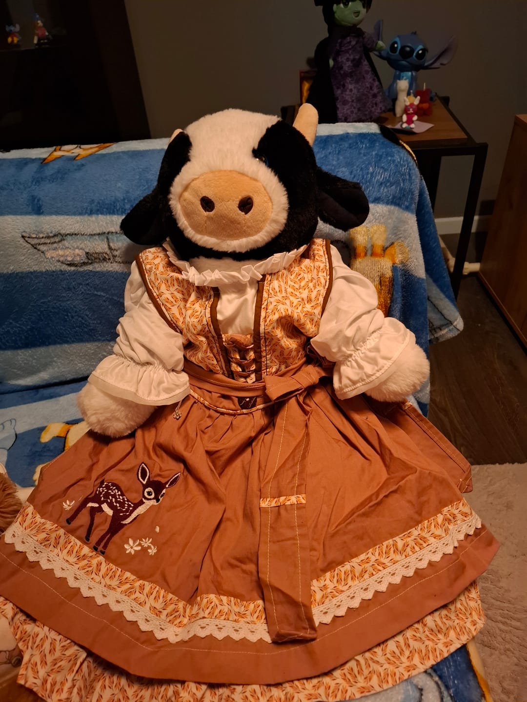 Customer photo review of Verzwaringsknuffel Koe 2,2 kg + Gratis Pittenzakje