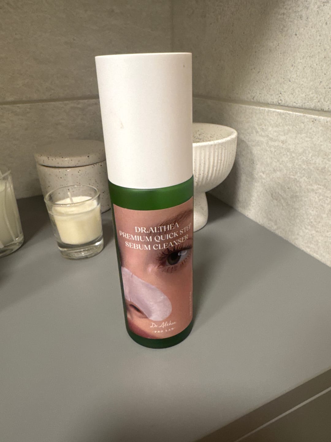 Customer photo review of Attīrošs līdzeklis melno punktiņu novēršanai Dr. Althea Premium Quick Step Sebum Cleanser