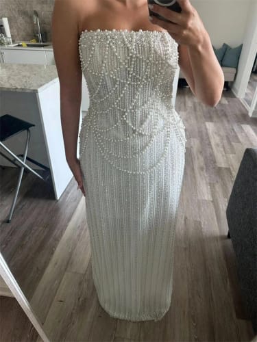 Customer photo review of Melanie Maxi Dress
