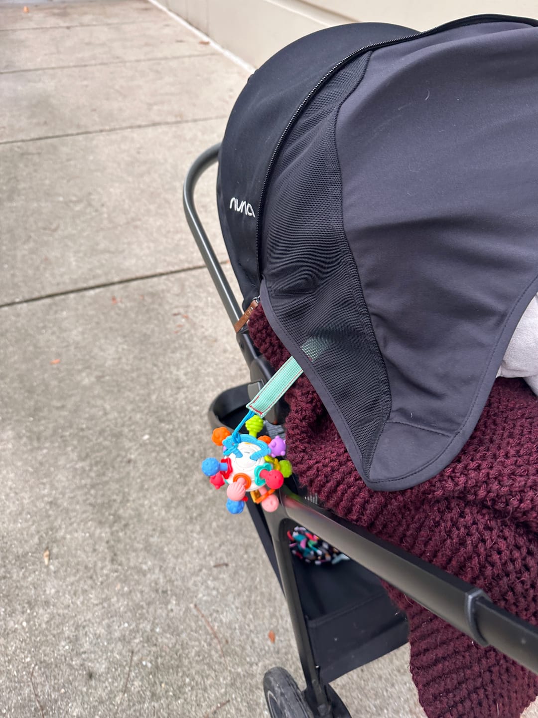 Customer photo review of Trail Tether: Hiking-Rated Pacifier Clip and Multi-Use Strap