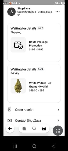 Customer photo review of White Widow - 28 Grams - Hybrid