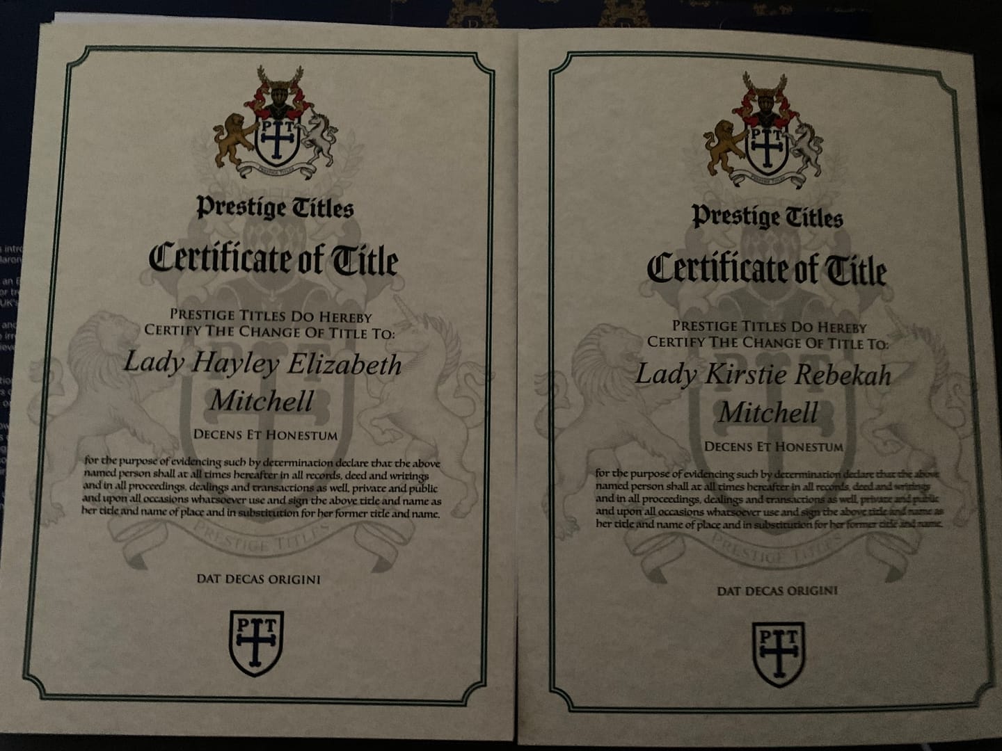 Customer photo review of Lady Title Pack