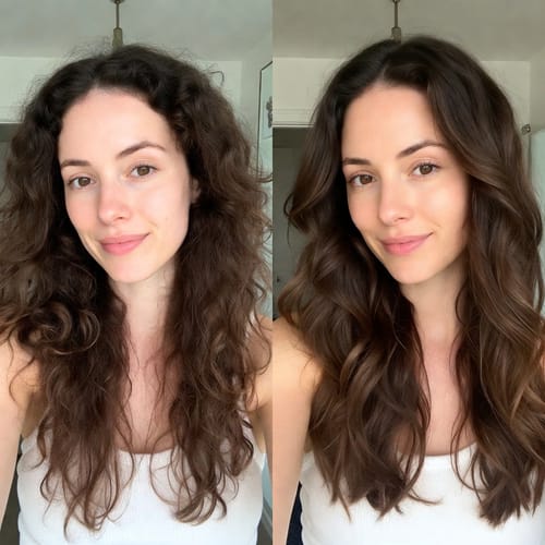 Customer photo review of Hair Mask for Hair Growth