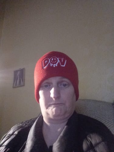 Customer photo review of Dad's Old Vinyl Classic Cuffed Beanie