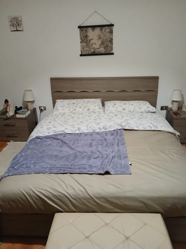 Customer photo review of Copripiumino Matrimoniale 250x220 cm in Microfibra Bicolore Vari colori Croma