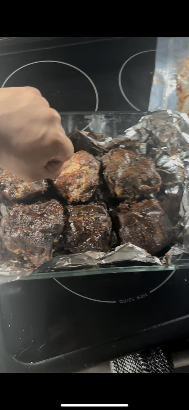 Customer photo review of True 'Candy Red' Oxtail Softballs