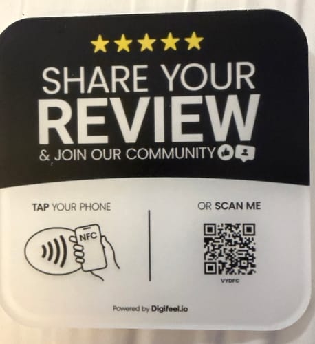 Customer photo review of FREE GIFT 🎁｜Google Review Card