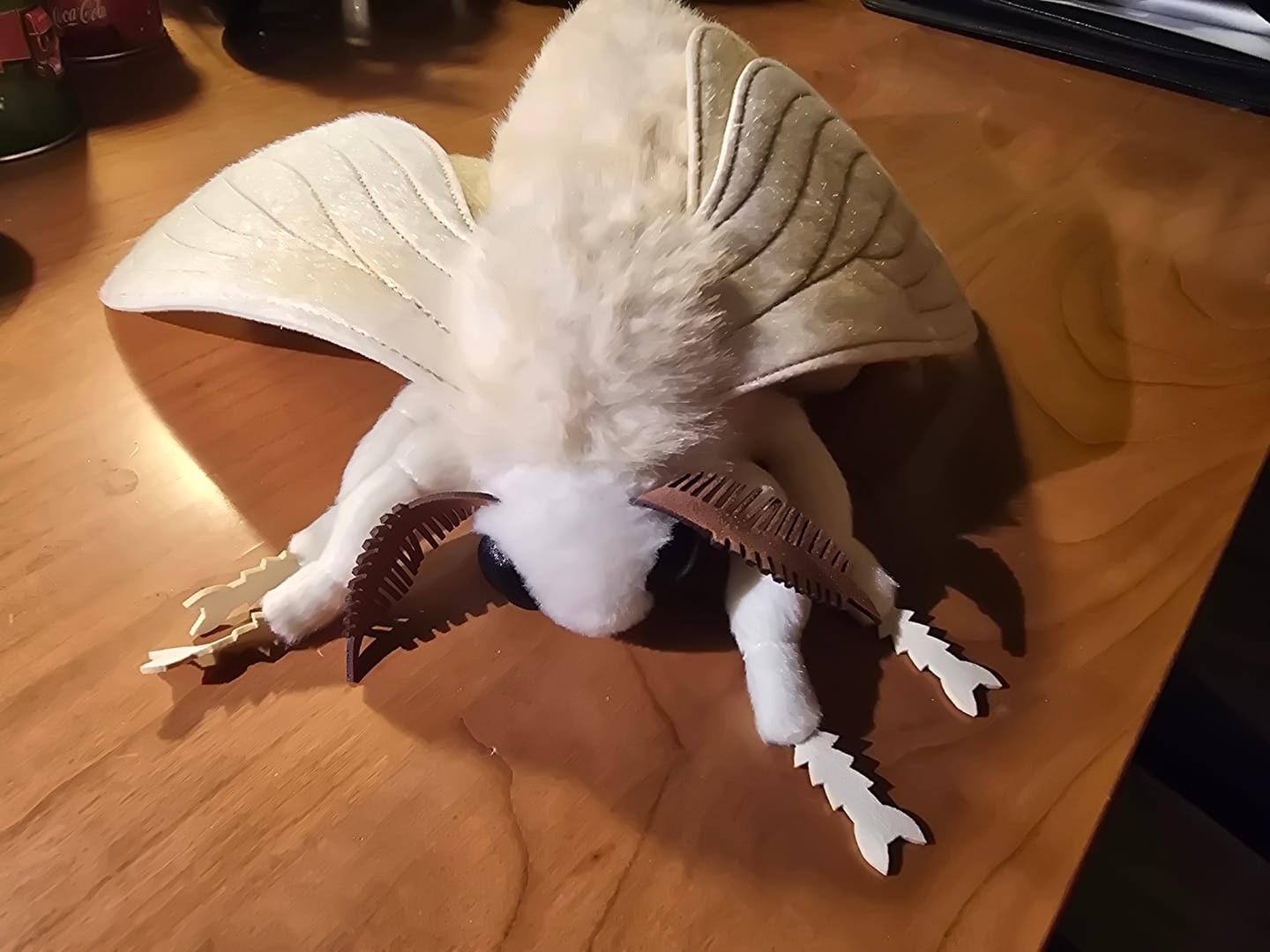 Customer photo review of Silkworm Moth Soft Stuffed Plush Toy