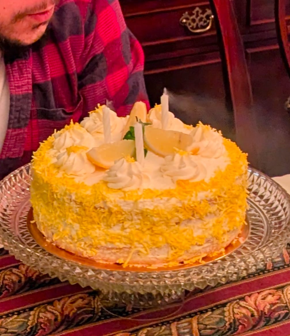 Customer photo review of Keto Lemon Cake