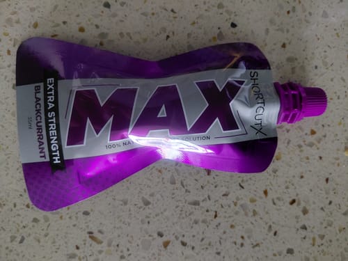 Customer photo review of Shortcutx Max Fat Burner Blackcurrant