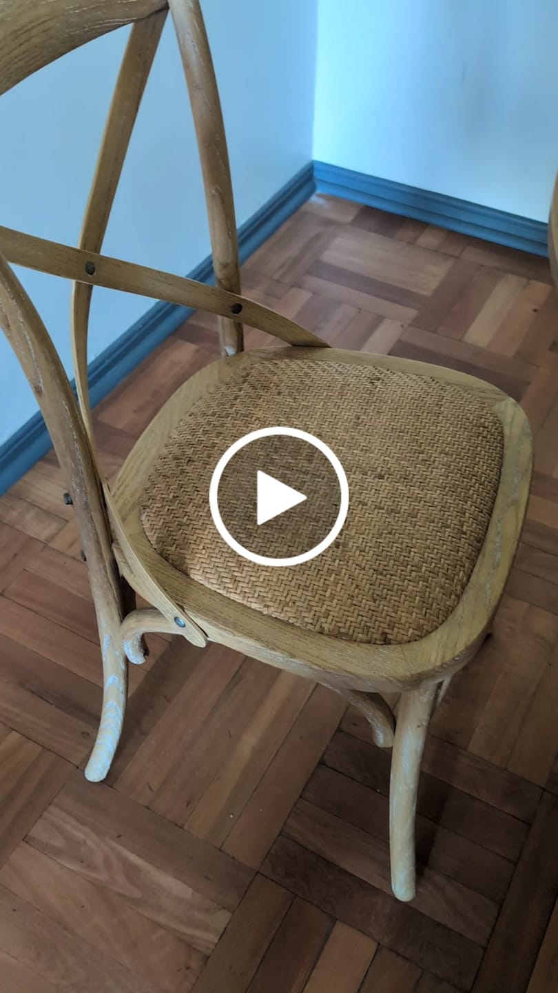 Customer video review of Silla Madera Tradition Rattan Olmo natural