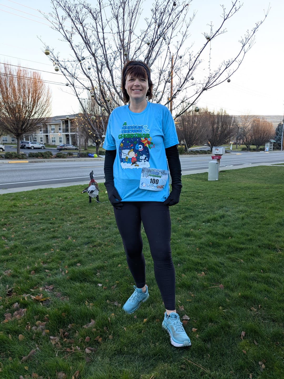 Customer photo review of A Charlie Brown Christmas 5K/10K ❄️