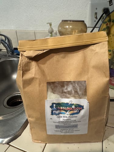 Customer photo review of Organic Goat Milk Powder