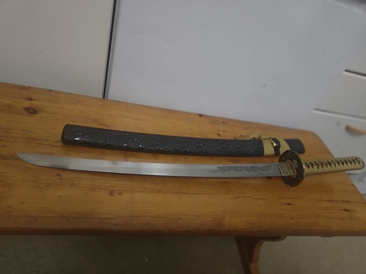 Customer photo review of Custom Wakizashi Build your own Wakizashi sword