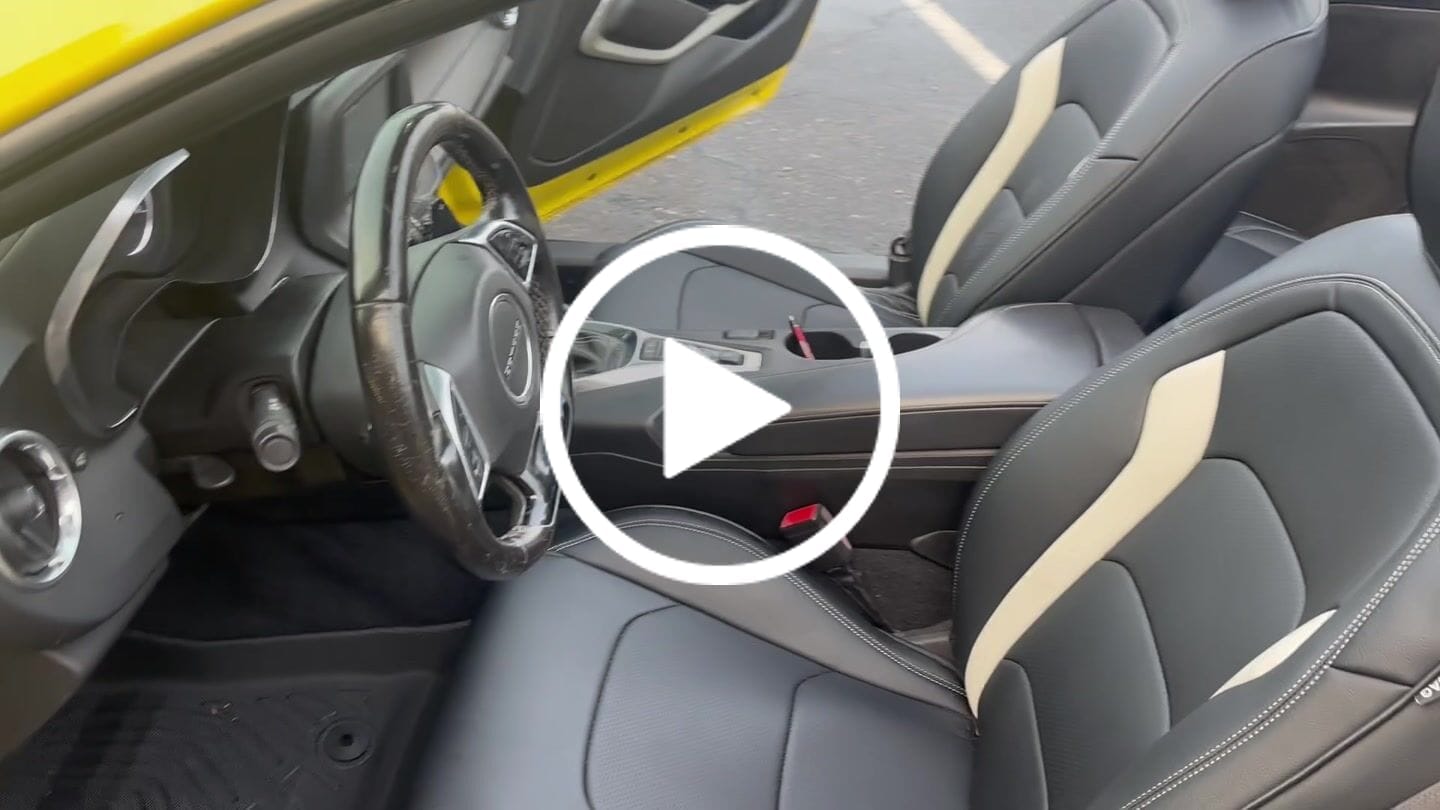 Customer video review of 6th Gen Camaro Convertible Custom Leather Seat Covers