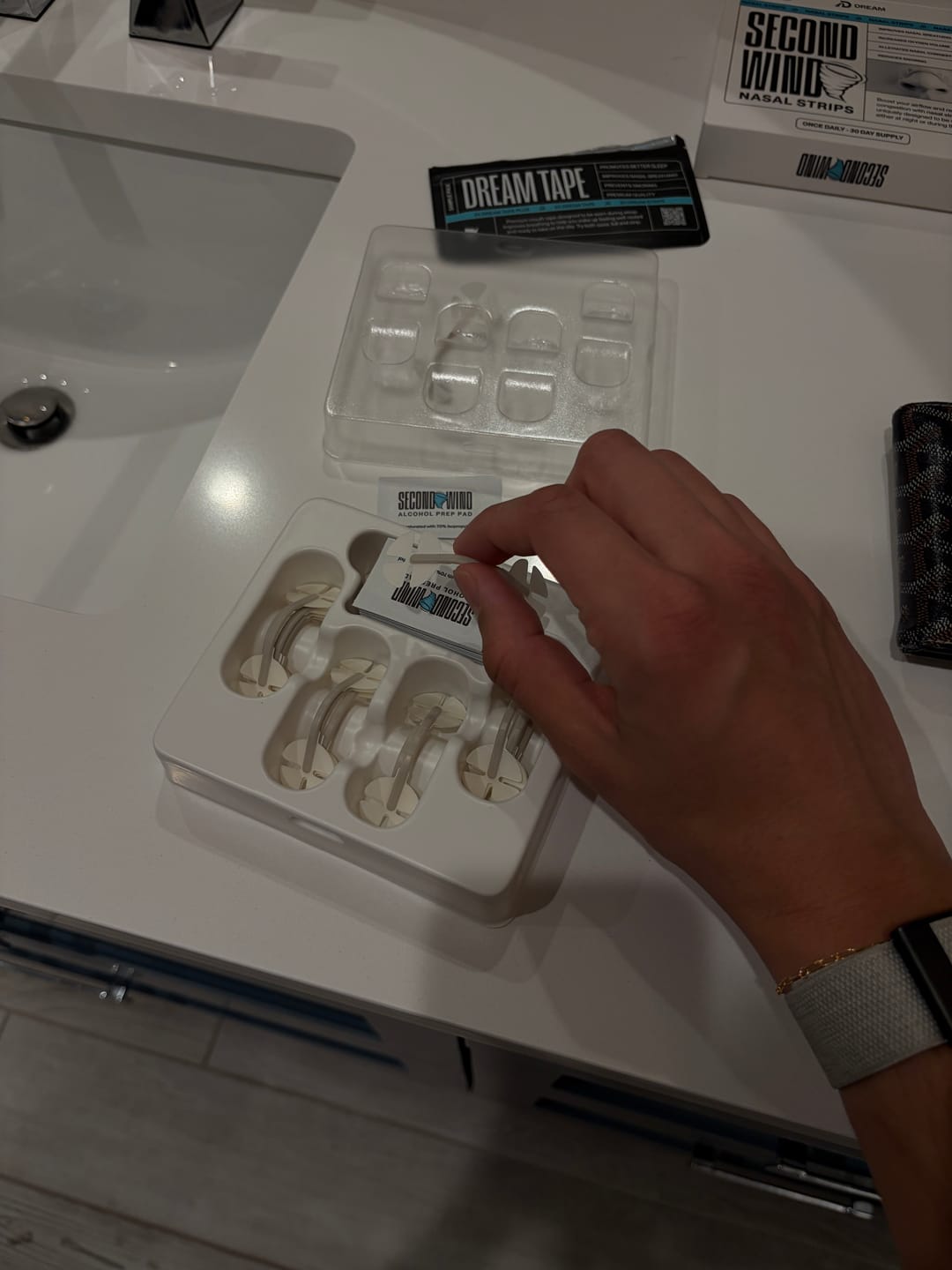 Customer photo review of Second Wind Nasal Strips