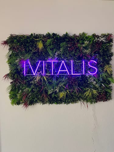 Customer photo review of Custom Neon: IVITALIS