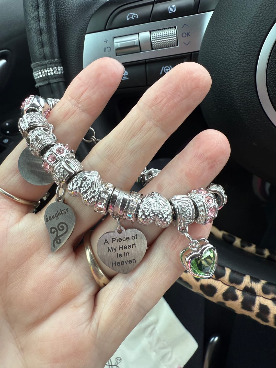 Customer photo review of Piece Of My Heart Bracelet