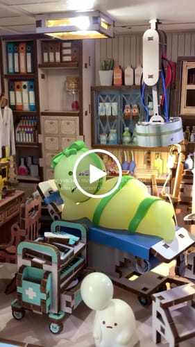 Customer video review of Doctor's Office DIY Wooden Book Nook Shelf Insert