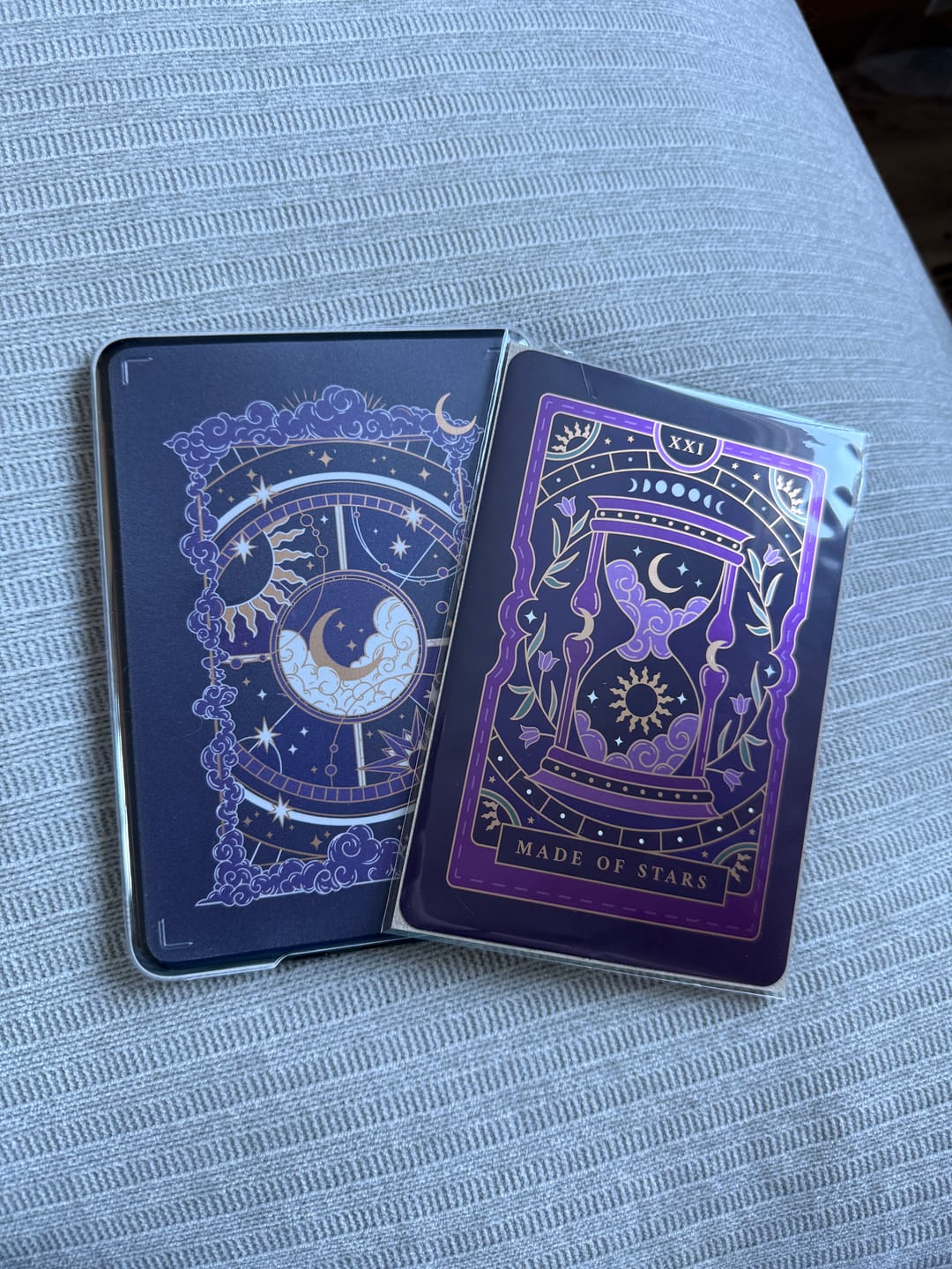 Customer photo review of Otherworldly Purple - Kindle Sticker Insert